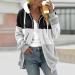 Hanxiulin Oversized Warm Plush Jacket - Women's Fleece Winter Coat with Stand-Up Collar | Elegant Long-Sleeved Outdoor Outerwear - Buy Online on GoSupps.com