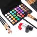 20-Piece Eye Makeup Brush Set | Blending Tools for Shadow Eyeliner Brow & Lip | International Shipping Available - Buy Online on GoSupps.com