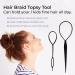 Trimming Shop Topsy Tool - 2 Pack DIY Hair Twist Accessories for Girls & Women | Black Styling Tools - Buy Online on GoSupps.com