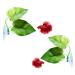 Cousduobe Betta Fish Leaf Pad - Improves Betta's Health by Simulating The Natural Habitat( Double Leaf Design, one Big and one Small ) 2 Pack Betta Fish Leaf