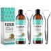 D'Huile de Noix de Coco 2pcs Huile de Noix de Coco Bain de Bouche L'Huile de Noix de Coco Huile de Menthe Poivr E Bain de Bouche L'Huile Blanchissante Rince-Bouche L'Huile de Menthe