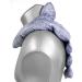Neck Horns HWS - Therapeutic Rapeseed Seed Pillow for Neck Shoulders & Back | Thermal Warming Pillow in Used Look Gray-Blue - Perfect for Relaxation & Pain Relief - Buy Online on GoSupps.com