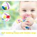 Zooawa Bite Ring for Babies - Food-Grade 360 Rotating BPA-Free Teething Toy | Soft TPU Multi-Colored Teething Aid for Toddlers - Buy Online on GoSupps.com