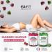Eafit Slimming - Fat Burner - Fat Burner - Weight Loss - Sugar Free - Vegan - Guarana - Chrome - Green Coffee and Cola - 60 Red Fruit Gummies - Cure for 1 Month - Made in France - Buy Online on GoSupps.com