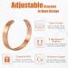 Jeracol Copper Magnetic Bracelet - Adjustable Size Cuff Bangle with 8 Magnets - Men Women Jewelry Gift Box Included - Buy Online on GoSupps.com