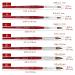 Accmor Size 2 Kolinsky Acrylic Nail Brush - Professional 3D Nail Art Brush for Acrylic Powder - Salon Quality - Red - Buy Online on GoSupps.com