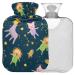Naanle Galaxy Lion Giraffe Heat bottle MITSCHAPED Transparent hot water bottle 1L heat bottle for bed handfoot heat pain relief heat and cold therapy