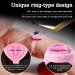 150 Pcs Disposable Glue Rings for Eyelash Extensions - Lovely Heart Shape Blossom Cups - Lash Extension Supplies - Buy Online on GoSupps.com