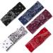 FITDON 5 Pieces Boho Headband Women's Hair Bands Wide Elastic Hairband Turban Fashion Hair Accessories #1 - Buy Online on GoSupps.com