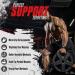 BEAST RAGE Weight Lifting Straps - Padded Wrist Support for Gym Bodybuilding - Non Slip Dumbbell Bar Wraps for Power Deadlift - Advanced Grips for Heavy Duty Exercise - Black - Buy Online on GoSupps.com