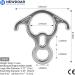 Newdoar 50kN Rigging Plate & Figure 8 Descender - Aluminum Climbing Equipment for Rescue & Abseiling | 4 Color Options - Buy Online on GoSupps.com