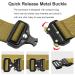 FAIRWIN Tactical Rigger Belt - 1.7'' Nylon Utility Belt with V-Ring Buckle, Brown (S: 30''-36'') - Buy Online on GoSupps.com