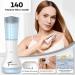 SHINING FACE Micro Infusion Skincare System - 0.25mm Facial Stamp with Collagen Peptide & Hyaluronic Acid Serum At Home Glow- 3 Month Supply - Buy Online on GoSupps.com
