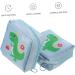 KALLORY Period Pad Pouch 2pcs | Aunt's Towel Storage Bag | Girly Decor Travel Wallet | Menstrual Pad Bag - Buy Online on GoSupps.com