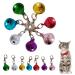Cat Bells for Collars Loud Dog Bells for Collar 14 Pcs Colourful Pet Bells for Collars Small Cat Bells Collar Charms with Lobster Clasp Puppy Loud Bell Pendant for Dog Cat Collar DIY Craft