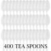 Plasticpro White Disposable Tea Spoons - 400 Mediumweight Spoons - Buy Online on GoSupps.com