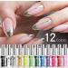 Nail Art Polish Kit Gel Nail Art Lacquer Gel Art Lacquer 12 Colors Gel Nail Polish Soak Cure 8ml Thin Nail Art Brush - Buy Online on GoSupps.com