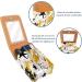 Travel Lipstick Organizer Case - Portable Makeup Bag with Mirror | Colorful Sky Floral Design - Buy Online on GoSupps.com