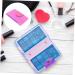 Ipetboom Nail Art Card Holder Manicure Art Plate Holder Multi-card Position Bag Nail Art Stamping Bag Nail Stencils Nail Art Organizer Nail Art Pouch Printing Storage Bag Pink As 19x14.5cm Pink - Buy Online on GoSupps.com