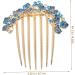 Didiseaon headgear Korean version hairpin bride hair comb rhinestone hair comb bridal hair accessories hair side comb decorate rhinestones bride hair accessories the flowers - Buy Online on GoSupps.com