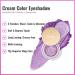 Oulac Glitter Eyeshadow Metallic Finish - Waterproof High Impact Purple Eyeshadow | Vegan Formula | Long-Lasting Wear | Eye-Catching Makeup - 12g - Buy Online on GoSupps.com