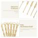 TEHAUX Ear Wax Removal Ear Pick Set Metal Toothpicks Ear Wax Kit Spoon Tool: 6 - Buy Online on GoSupps.com