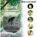 ASOCEA Bird Cage Seed Catcher & Feather Guard - Black Mesh Netting for Round/Square Cages - Buy Online on GoSupps.com