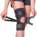 BraceAbility J Patella Knee Brace - Lateral Patellar Stabilizer with Medial and J-Lat Support Straps for Dislocation  Subluxation  Patellofemoral Pain  Left or Right Kneecap Tracking (2XL) 2X-Large