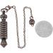 MookaiTEDECOR Spiritual Pendulum - Metal & Copper Fortune Telling Tool | Radiesthesia & Scrying | 16 Rings #20-Bronzed - Buy Online on GoSupps.com