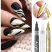 Nail Art Pens - Fine Tip Graffiti Drawing Pen for DIY Nail Art Decoration - Gold 03 - Buy Online on GoSupps.com