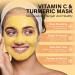 Turmeric Vitamin C Clay Mask - Deep Cleansing Facial Mask for Dark Spots Acne & Oily Skin - Refine Pores & Revitalize Dull Skin - Buy Online on GoSupps.com