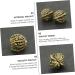 Shop Minkissy Copper Walnut Model Balls - Deep Tissue Massage Decor & Accessories | 2 Pairs of 3.5x3cm Brass Walnut Decor - Buy Online on GoSupps.com