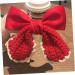 Beavorty 1pc hairpin christmas hair barrettes bows hair holder christmas hair bows clips red bow hair clip christmas bow barrettes bowknot hair clips girl big bow fabric spring clip - Buy Online on GoSupps.com