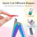 MELODYSUSIE Small C-Colorful Nail Clippers for Acrylic Nails - Rustproof Professional Manicure Pedicure Tool - Buy Online on GoSupps.com