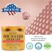 24K Gold Body Scrub with Collagen & Stem Cells - Exfoliating Salt Scrub for Skin Moisturizing, Acne, Cellulite, Wrinkles & Scars - 11 oz - Buy Online on GoSupps.com