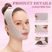 ThrivingAura Facial Strap Double Chin Reducer Reusable V Line Face Lifting Band Lifting Mask Face Contouring Sleeping Mask Slimming Face Strap V Shaped Face Bandage for Double Chin Nasolabial Folds - Buy Online on GoSupps.com