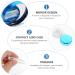 Minkissy Colored Contact Lenses Set with Case & Tweezers | Portable Travel Kit for Eye Care - Buy Online on GoSupps.com
