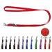 Dog leash rubberized adjustable/double leash rubberized for medium and large dogs / 2m / 2.40m / 2.80m / 3.50m / 5m (Red 5m) 5m Red