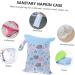 Minkissy 2-Piece Women s Double Zipper Storage Bag | Small Diaper Bag & Menstrual Pads Pocket | Stylish & Functional 35x23cm - Buy Online on GoSupps.com