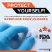 Defender Safety Nitrile Examination Gloves - Medical Grade, Chemo-rated, Powder Free, Blue - Large Box (100 Gloves) - Buy Online on GoSupps.com