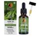 Premium Organic Hemp Seed Oil Safe & Natural Vegan Ingredients Vitamins & Fatty acids high Strength Formula Omega 3-6-9-5000mg/30ML