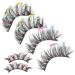 minkissy 3 Pairs Decor Fake Eyelashes False Lashes Makeup Supplies Fake Lashes for Performance False Eyelashes Individual Fake Lashes Individual Makeup Accessories Fluffy Chemical Fiber Set