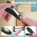 GLAMFIELDS Nail Clippers with Catcher - Sharp Stainless Steel Fingernail Toenail Clipper Set with Nano Glass File in Leather Case - Green - Buy Online on GoSupps.com