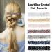 Dizila 7 Pack Korean Sparkly Crystal Hair Barrettes - Decorative Rhinestone Gems French Hair Clips for Women & Girls - Buy Online on GoSupps.com