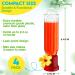 Set of 4 Mini Hummingbird Feeders with Hanging Wires Transparent Feeders for Humming Birds - Buy Online on GoSupps.com