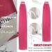 Moresoo Hot Pink Tape-In Hair Extensions | 16 Inch Remy Real Hair | 10 Pieces 20 Grams/Pack | Silky Invisible 40 cm - Buy Online on GoSupps.com