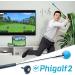 PHIGOLF Phigolf2 Golf Simulator | Indoor & Outdoor Swing Trainer with Motion Sensor | Compatible with WGT/E6 Connect APP | Works with Smartdevices - Buy Online on GoSupps.com