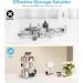 Kingtaily 360 Rotating Makeup Organizer with 6 Adjustable Layers - Large Capacity Vanity and Skin-care Organizer - Buy Online on GoSupps.com