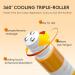 AKARY Dual Vitamin C Eye Cream Hydrating Under Eyes Cream for Dark Circles and Puffiness with Triple-Roller Massage Ball Reduce Bags Wrinkles and Fine Lines Eye Bags Treatment for Men/Women - Buy Online on GoSupps.com