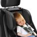 Headrest car children 180 degrees adjustable breathable leather neck support car neck pillow children suitable for adults and children to sleep (1 pack)